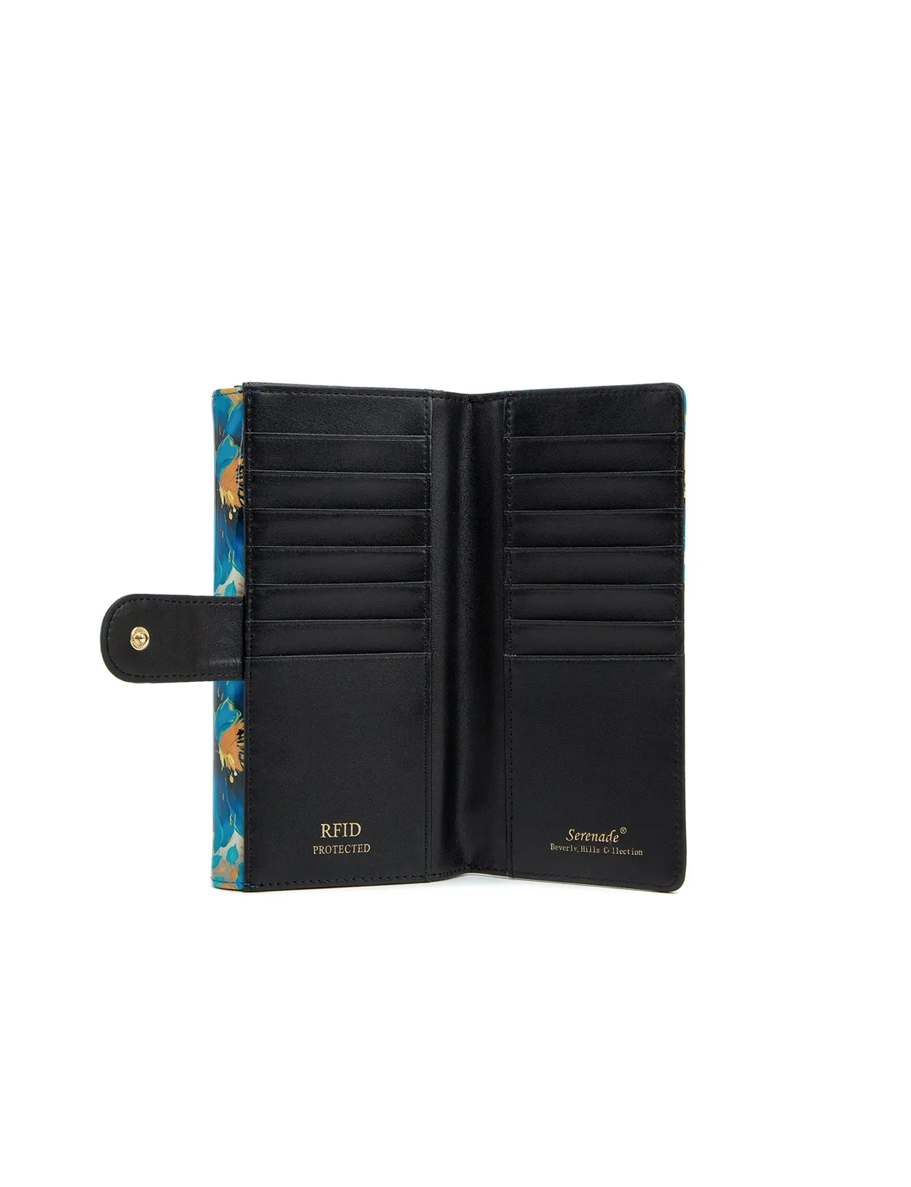 KIRRILY LARGE  PATENT LEATHER WALLET WITH RFID- WSN9401