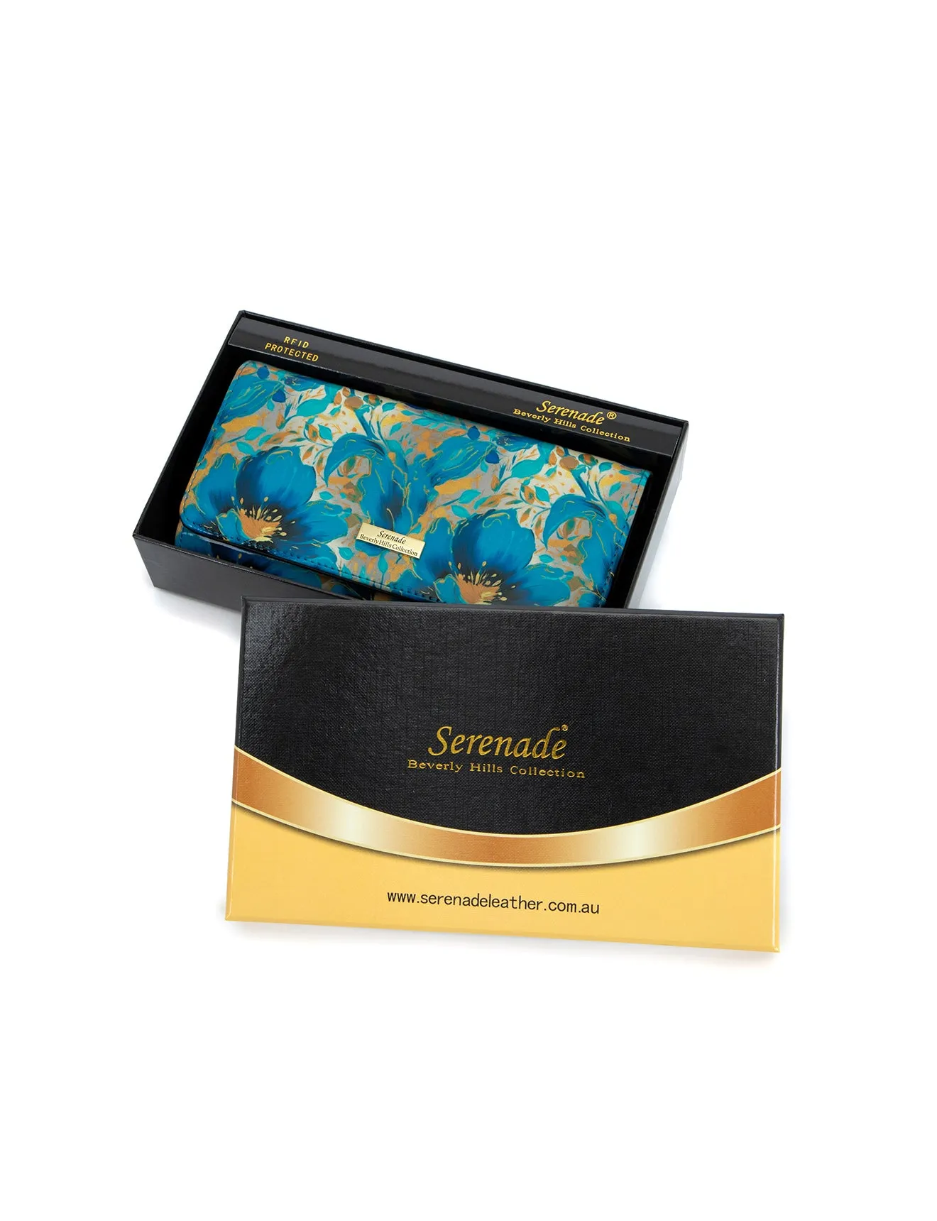 KIRRILY LARGE  PATENT LEATHER WALLET WITH RFID- WSN9401