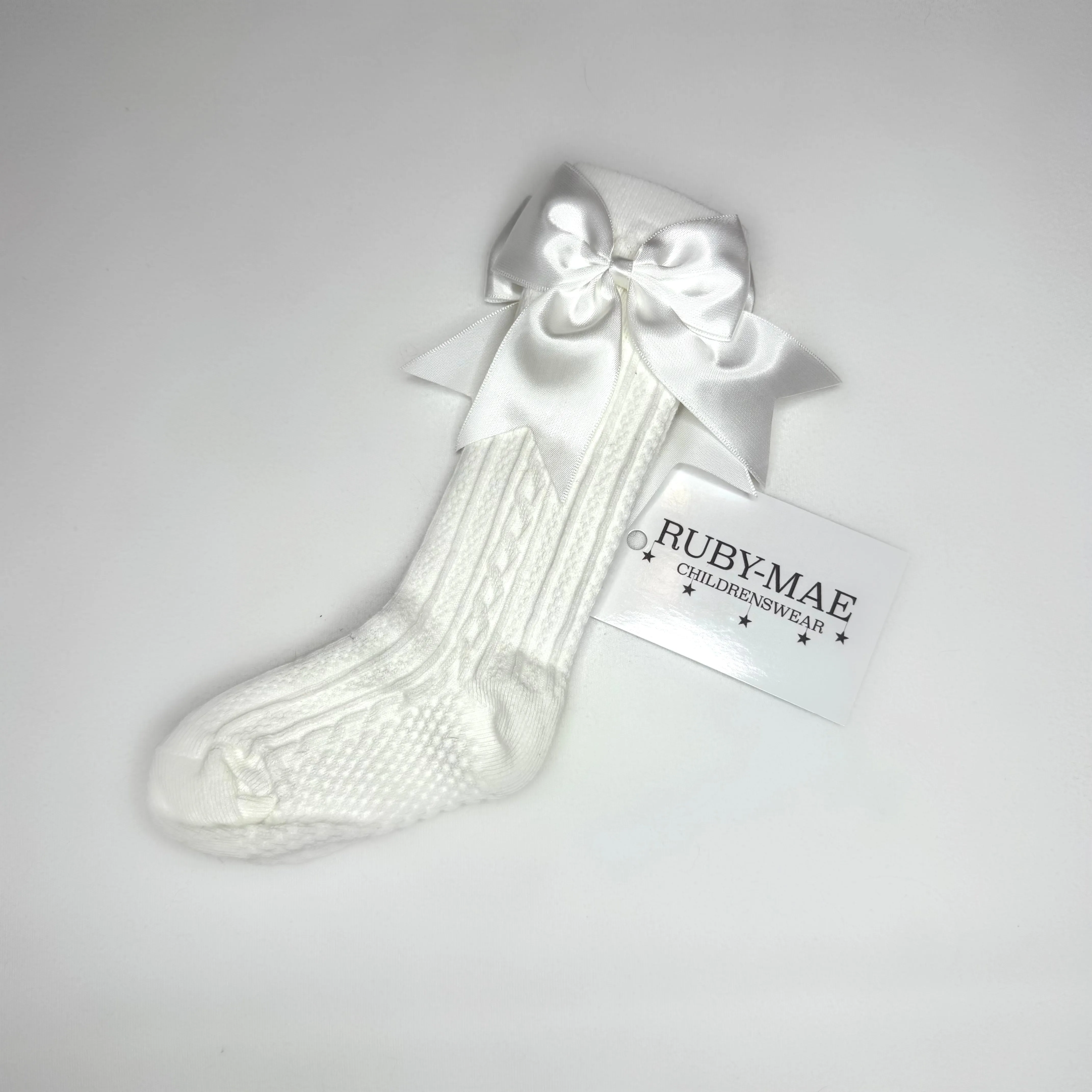 Knee High Bow Socks