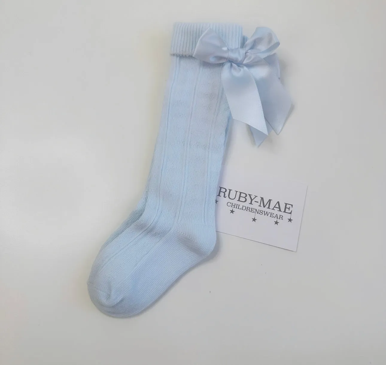 Knee High Bow Socks
