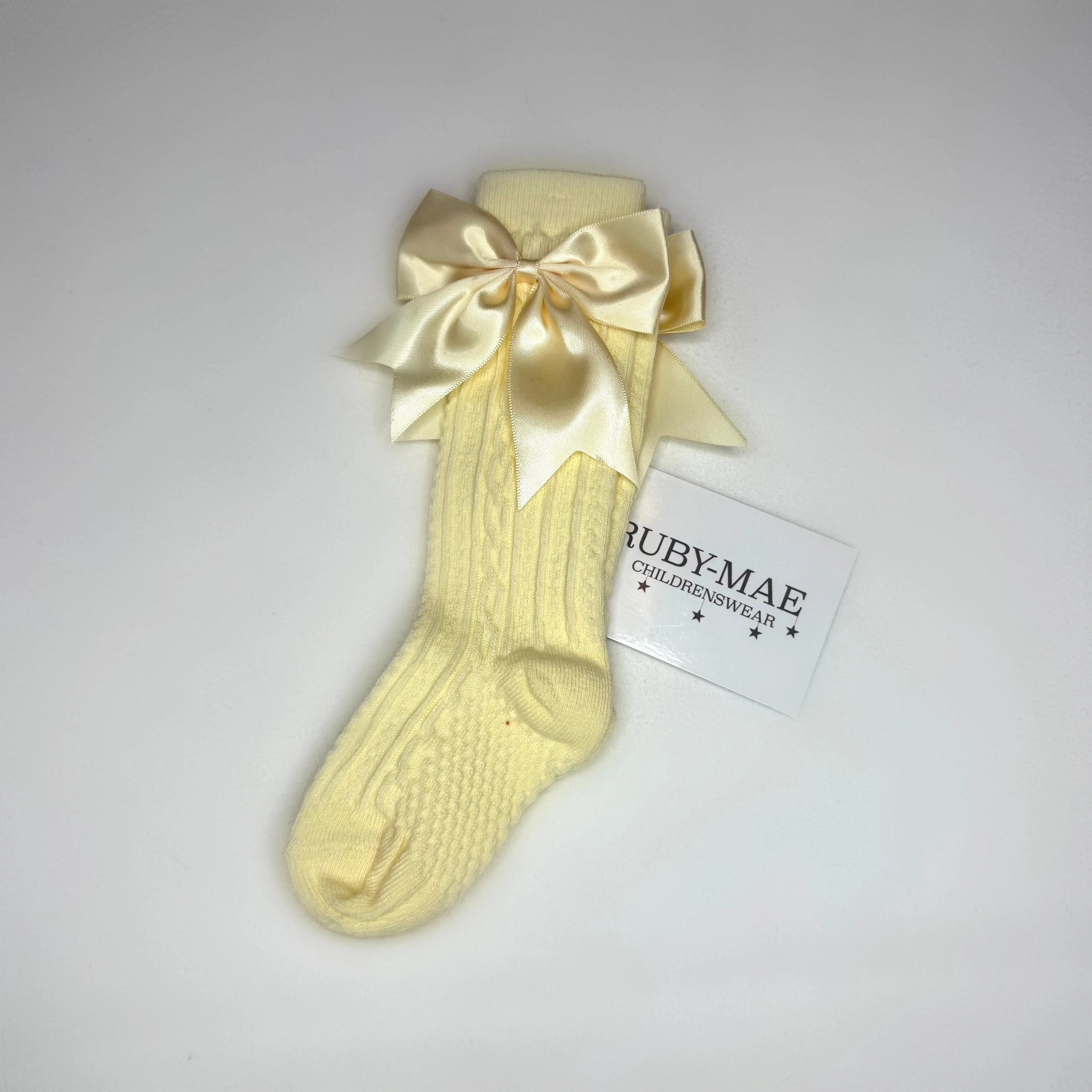Knee High Bow Socks