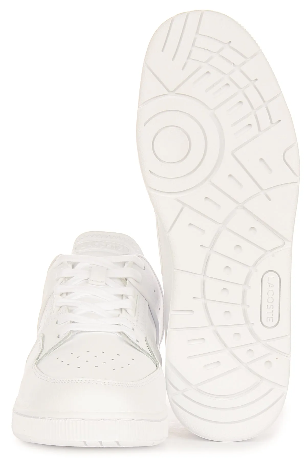 Lacoste Court Cage In White For Men
