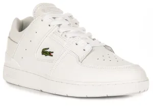 Lacoste Court Cage In White For Men
