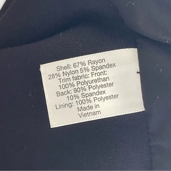 Lane Bryant The Bryant Blazer Black Faux Leather Collar Women Plus Size 22