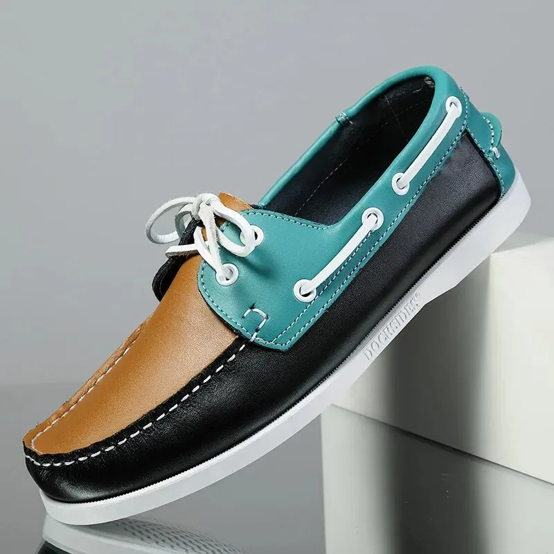 Leather Boat Shoes Men