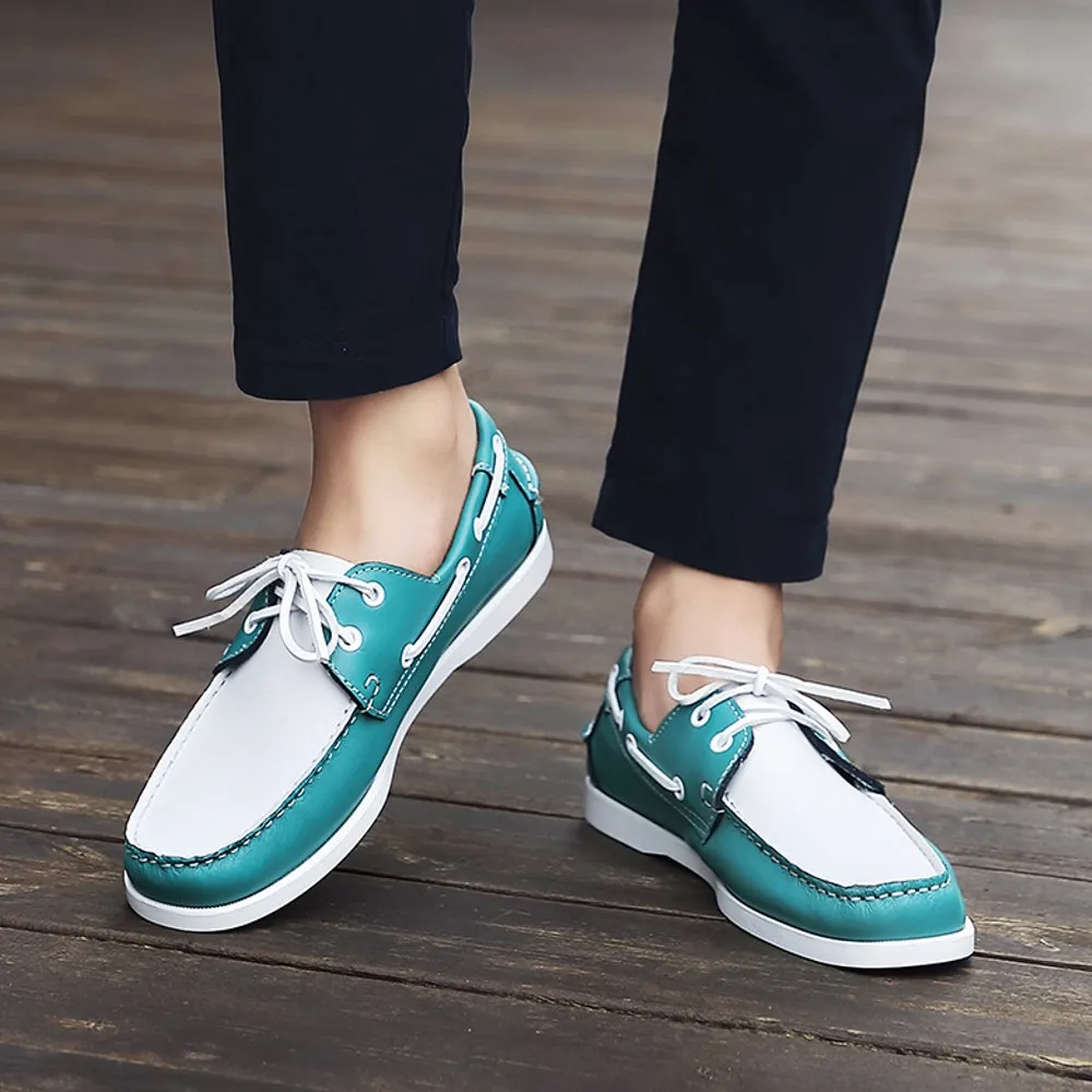 Leather Boat Shoes Men