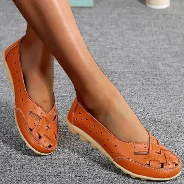 Lenie - Breathable leather shoes