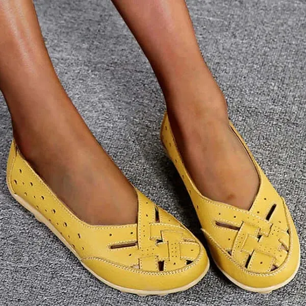Lenie - Breathable leather shoes