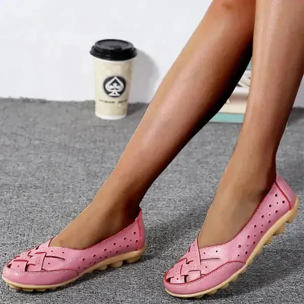 Lenie - Breathable leather shoes