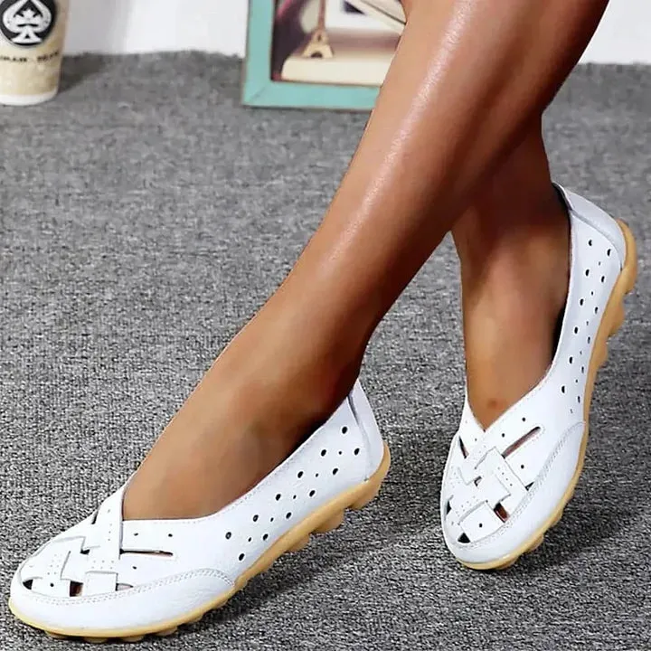 Lenie - Breathable leather shoes
