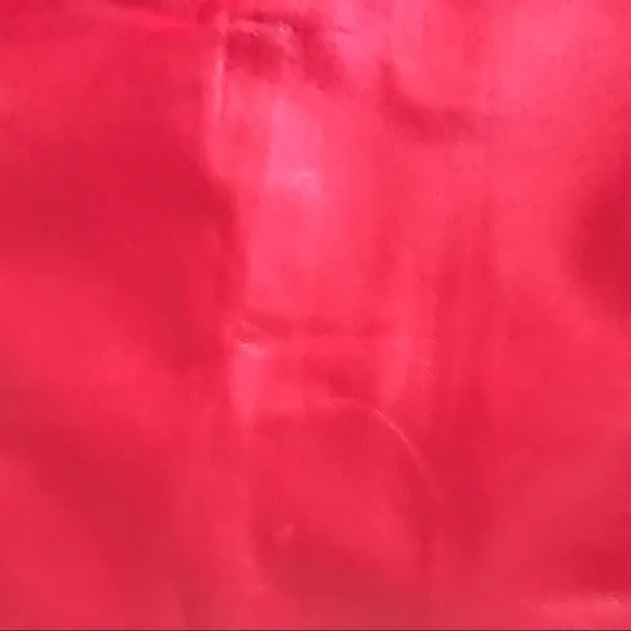 Lipstick Red Leather Pencil Skirt Lambskin Couture