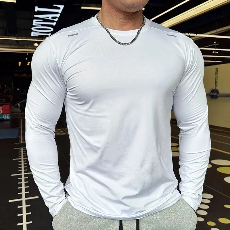Long Sleeve Outdoor Badminton Quick Dry Training Shirt