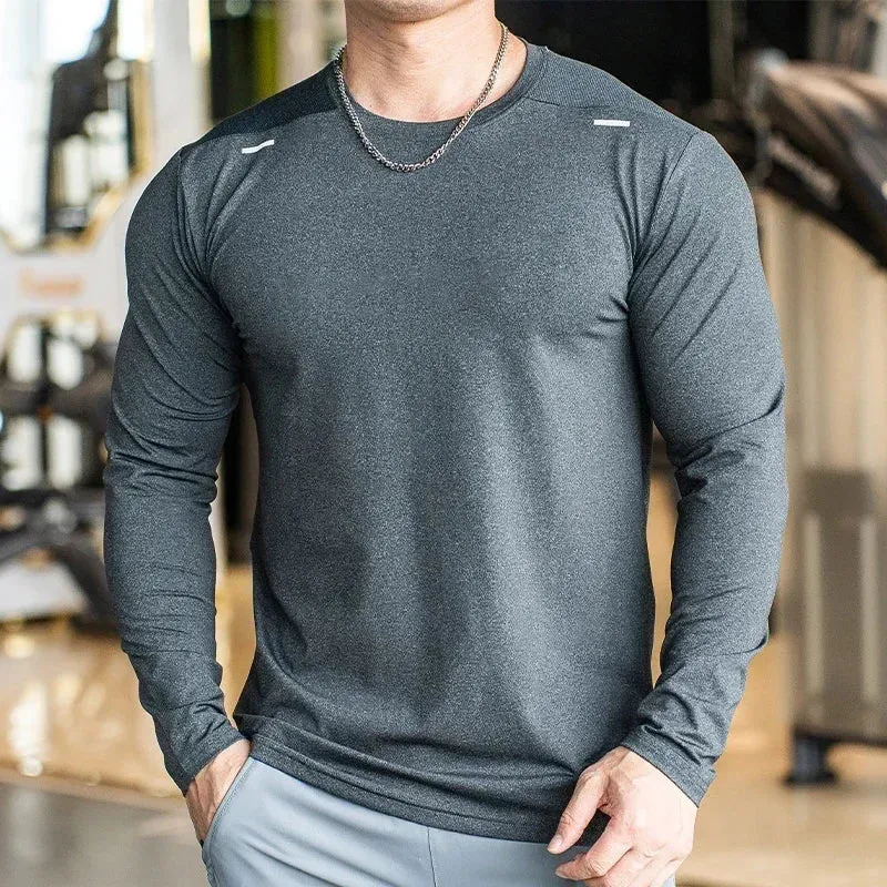 Long Sleeve Outdoor Badminton Quick Dry Training Shirt