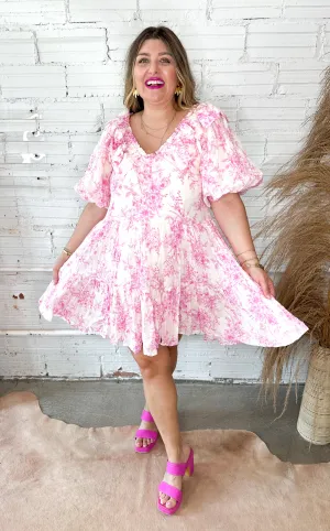 Love Shack Mini Dress - Pink