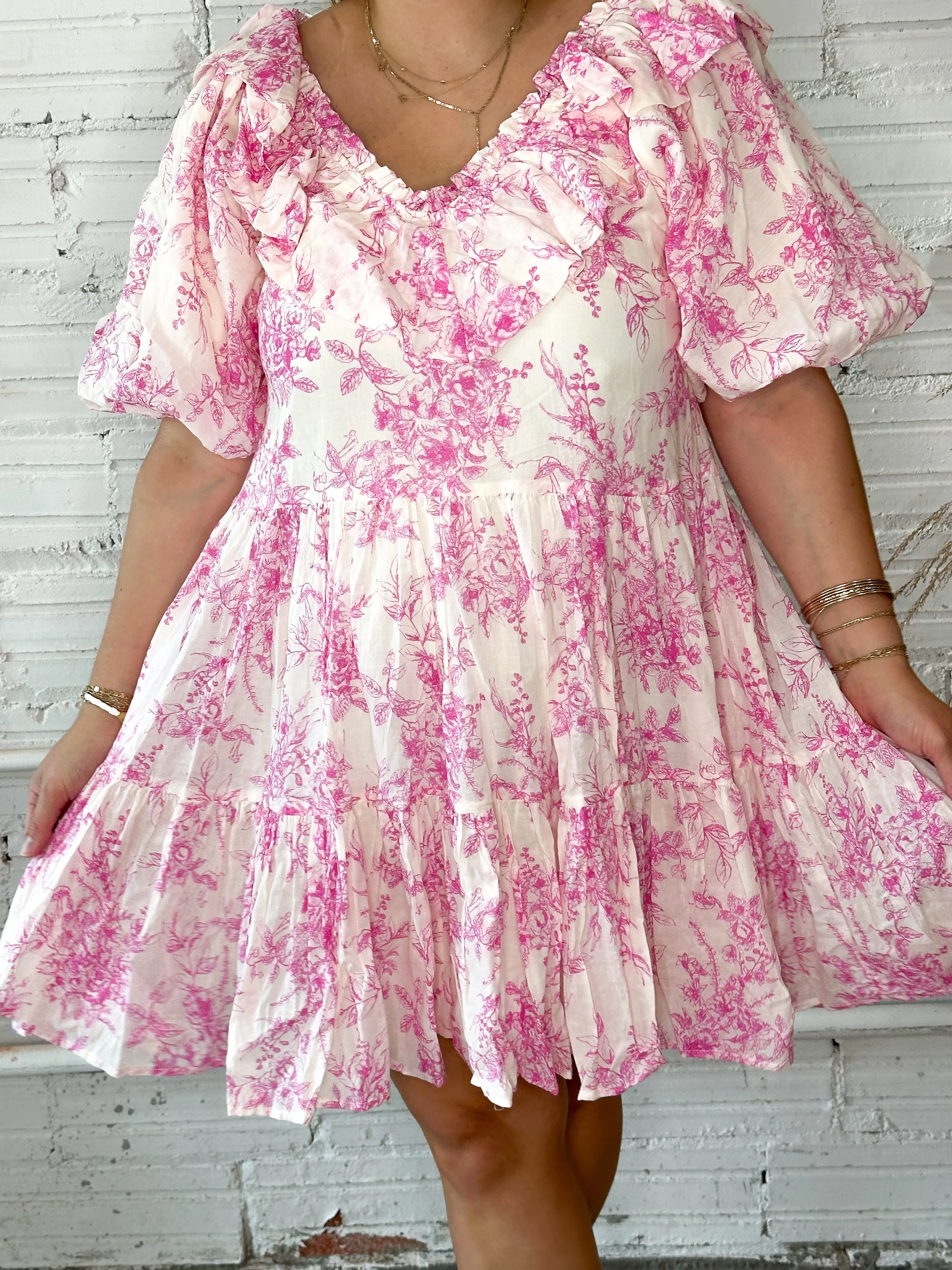 Love Shack Mini Dress - Pink