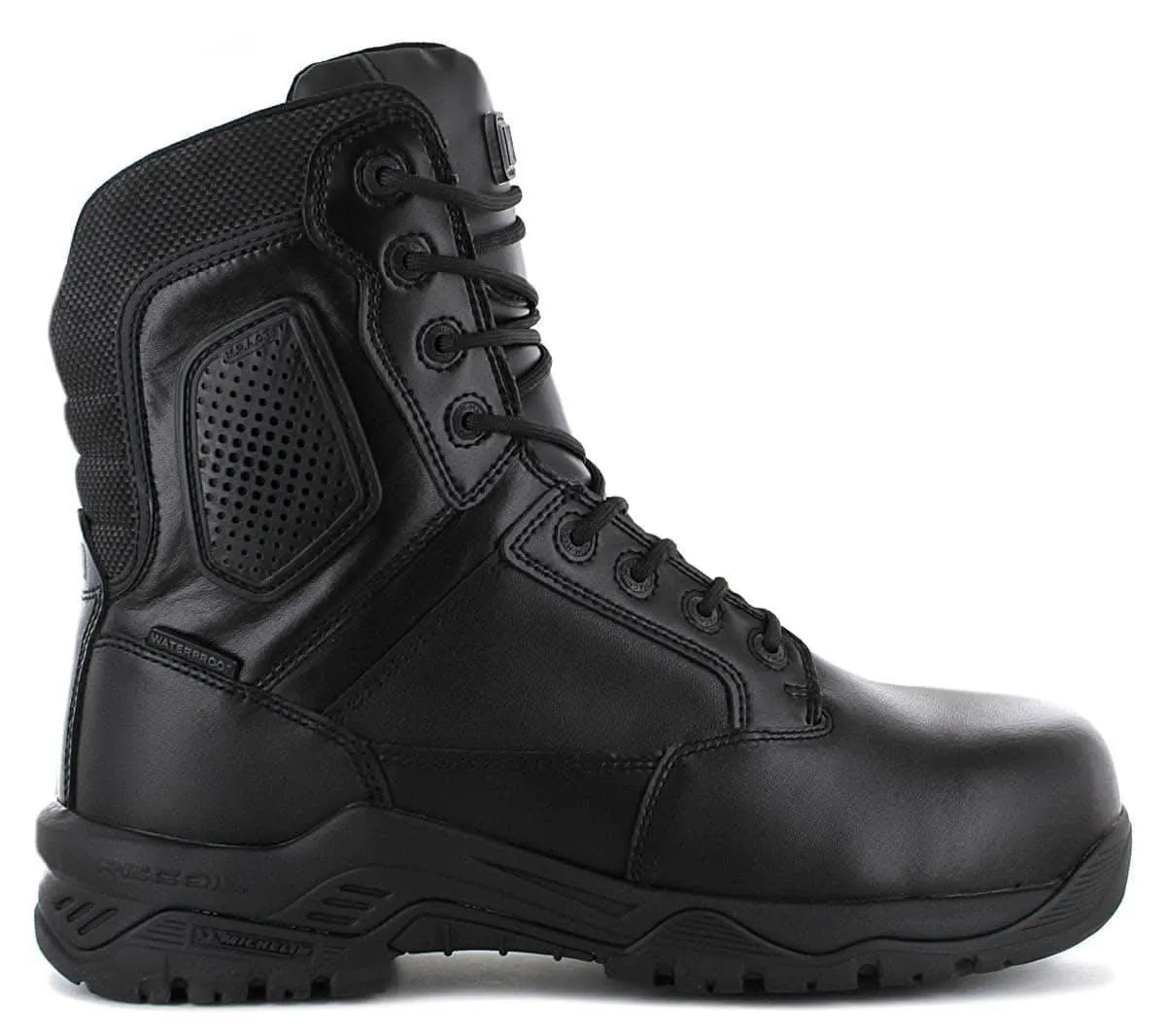 MAGNUM Strike Force 8.0 Leather S3 - Herren Sicherheitsstiefel Sicherheitsschuhe Schwarz M801551-021
