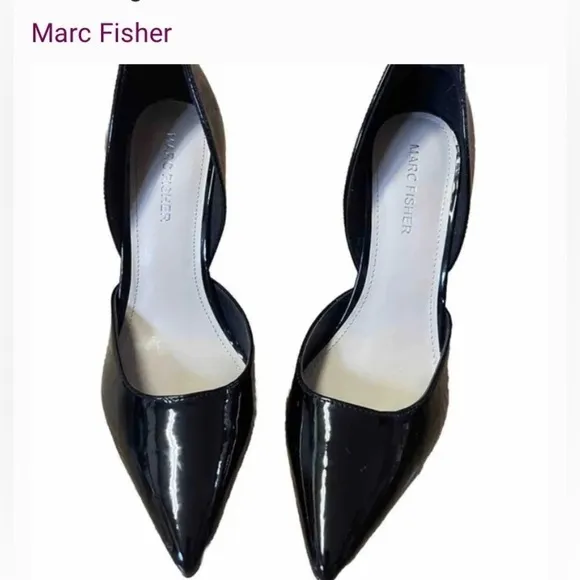 Marc Fisher Frisk Patent Leather Stiletto 3 1/2&quot; High Heels W10