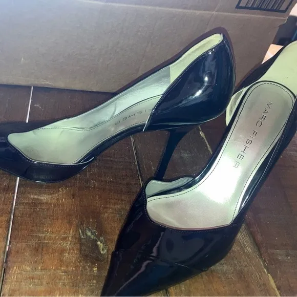 Marc Fisher Frisk Patent Leather Stiletto 3 1/2&quot; High Heels W10