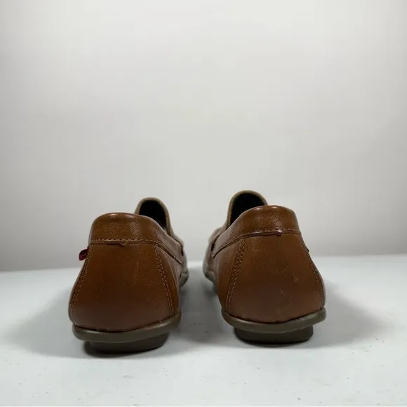 MARC JOSEPH NEW YORK Boy’s Leather Broadway Loafer Made in Brazil Cognac Size 4
