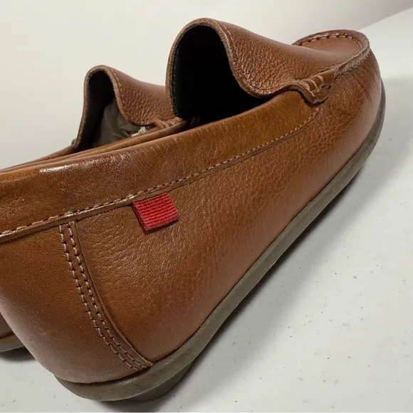 MARC JOSEPH NEW YORK Boy’s Leather Broadway Loafer Made in Brazil Cognac Size 4