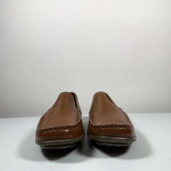 MARC JOSEPH NEW YORK Boy’s Leather Broadway Loafer Made in Brazil Cognac Size 4