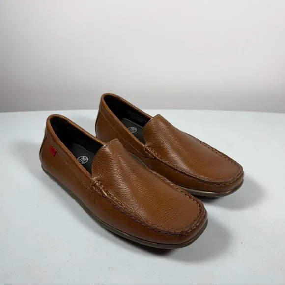 MARC JOSEPH NEW YORK Boy’s Leather Broadway Loafer Made in Brazil Cognac Size 4