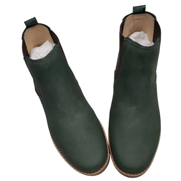 Marc Joseph | NIB Webster Bootie Emerald Nubuck Leather Pull On Boots Boy's 1