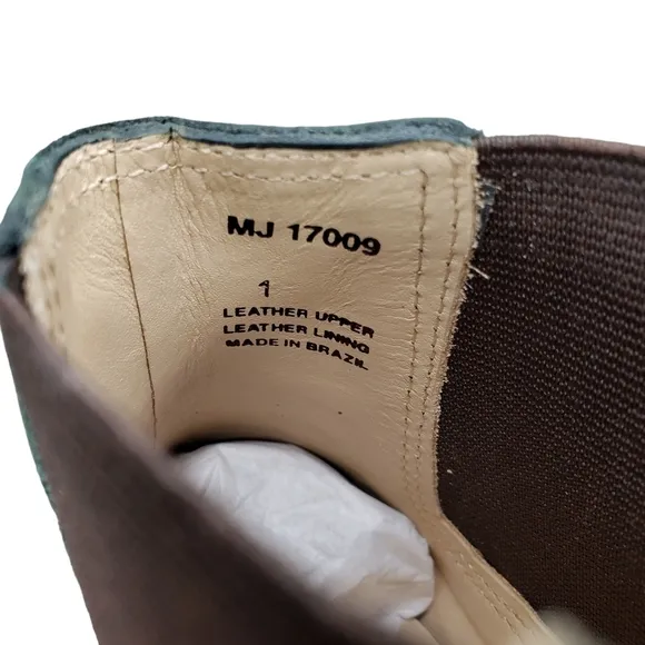 Marc Joseph | NIB Webster Bootie Emerald Nubuck Leather Pull On Boots Boy's 1
