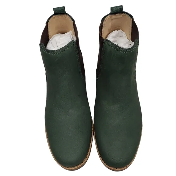 Marc Joseph | NIB Webster Bootie Emerald Nubuck Leather Pull On Boots Boy's 1