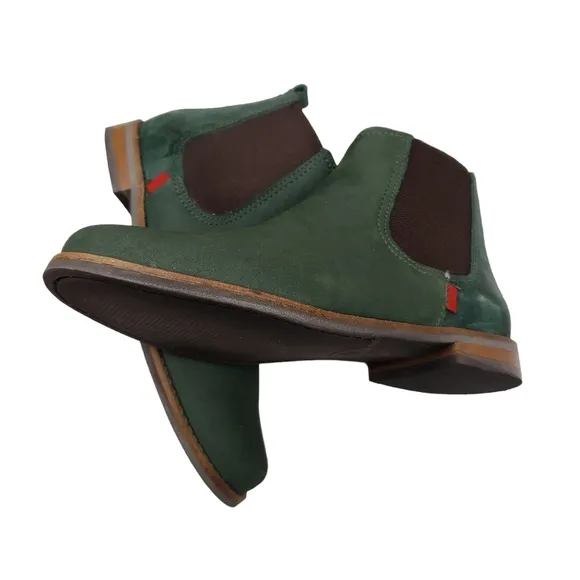 Marc Joseph | NIB Webster Bootie Emerald Nubuck Leather Pull On Boots Boy's 1