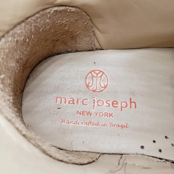 Marc Joseph | NIB West Houston Bootie Red Nobuck Lace Up Leather Boots Boy's 3