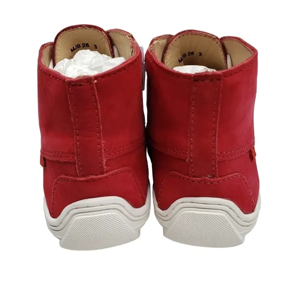 Marc Joseph | NIB West Houston Bootie Red Nobuck Lace Up Leather Boots Boy's 3