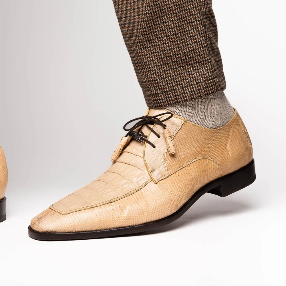 Marco Di Milano Merida in Orix Caiman & Lizard Derby Dress Shoes