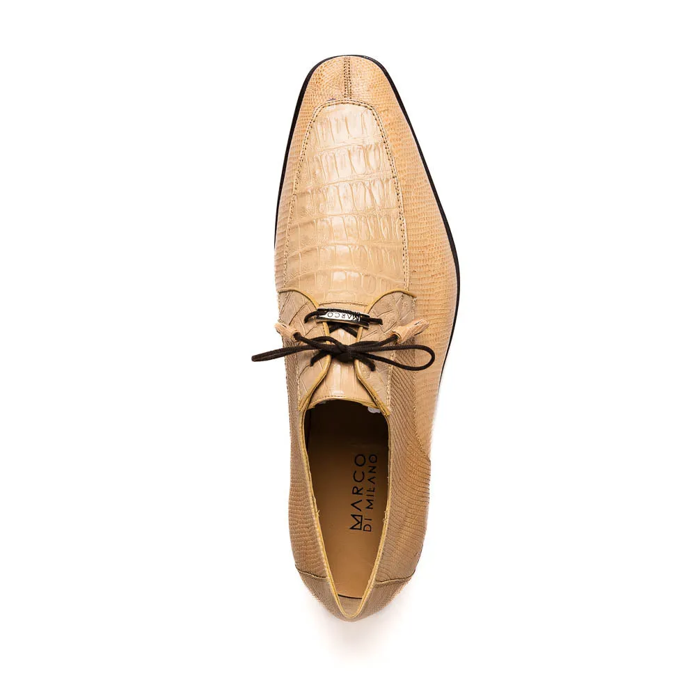 Marco Di Milano Merida in Orix Caiman & Lizard Derby Dress Shoes