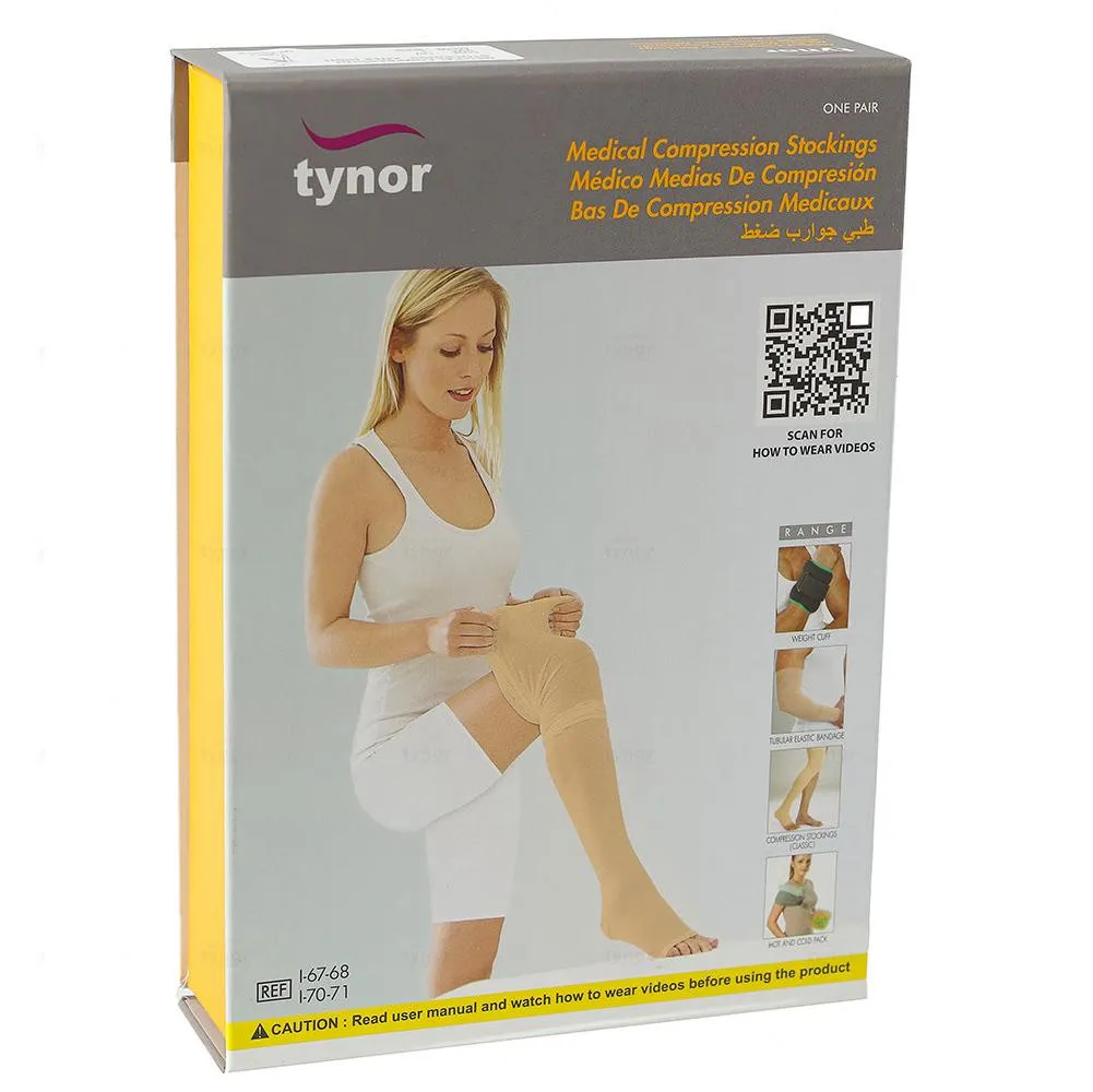 Medical Compression Stockings Class 2 Thigh High(22 - 32 mmHg)
