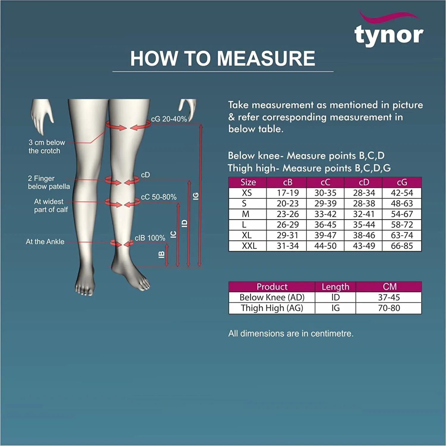 Medical Compression Stockings Class 2 Thigh High(22 - 32 mmHg)