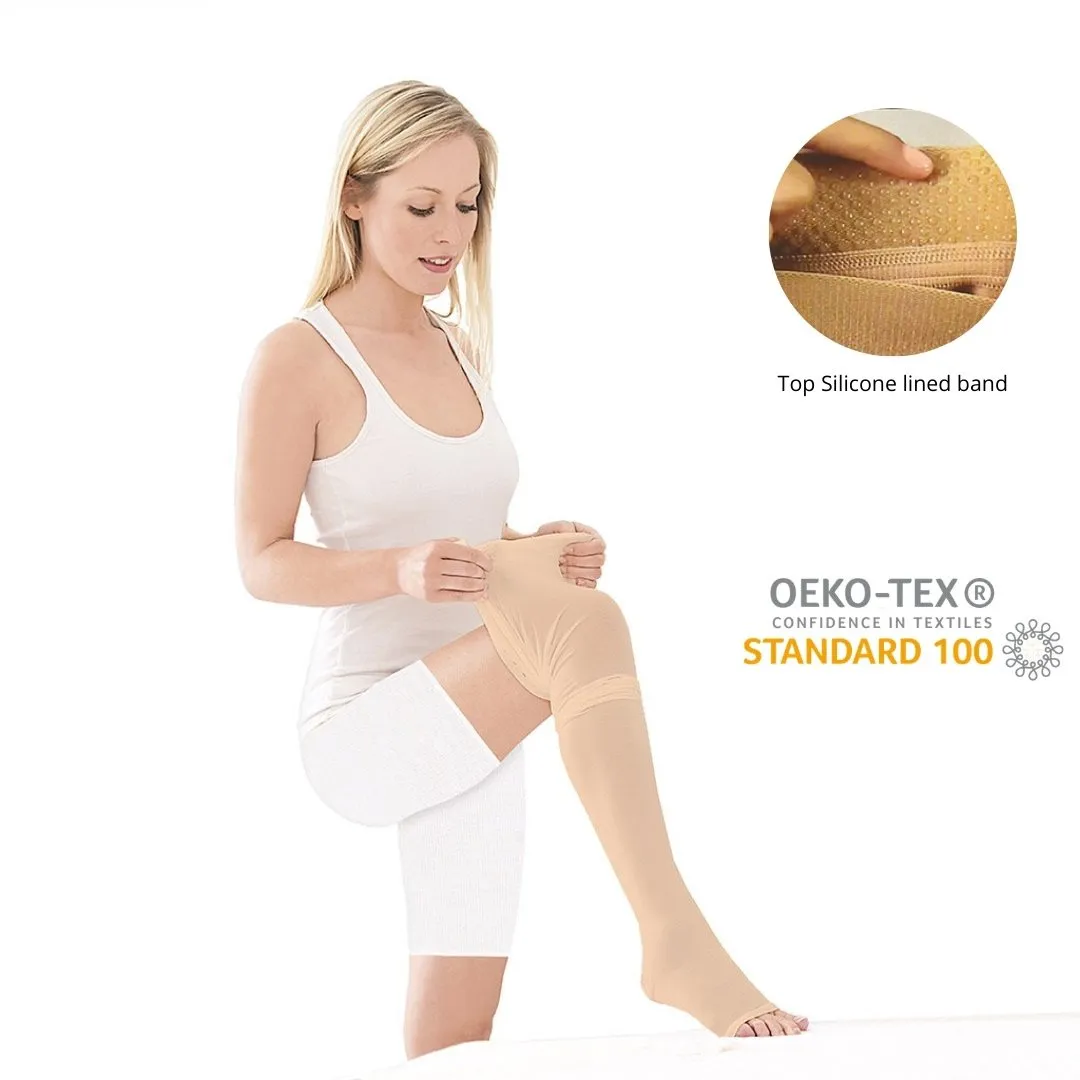 Medical Compression Stockings Class 2 Thigh High(22 - 32 mmHg)