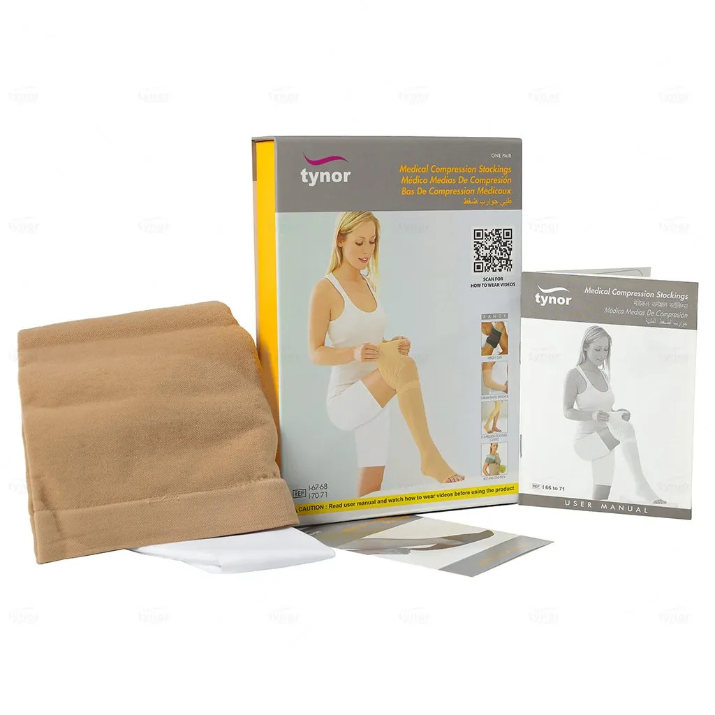 Medical Compression Stockings Class 2 Thigh High(22 - 32 mmHg)