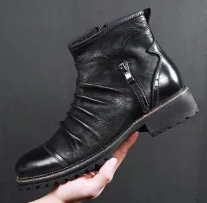 Men PU Leather Boots