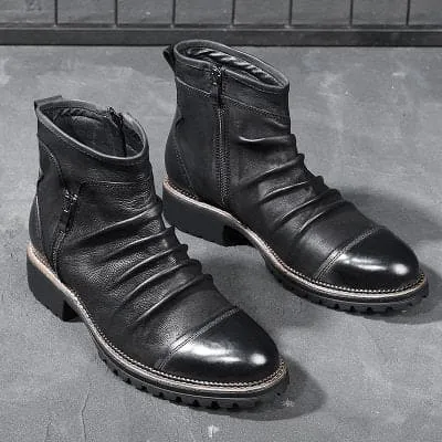 Men PU Leather Boots