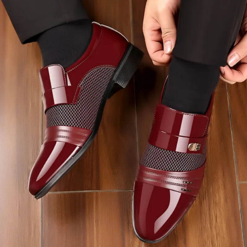 Men's Classic Non-Slip PU Leather Dress Shoes（50% OFF）