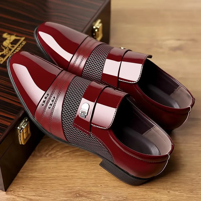 Men's Classic Non-Slip PU Leather Dress Shoes（50% OFF）