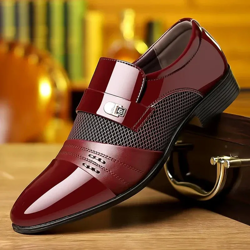 Men's Classic Non-Slip PU Leather Dress Shoes（50% OFF）