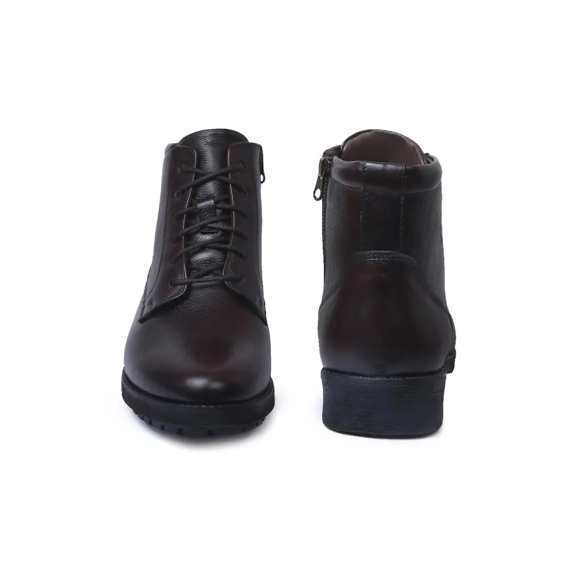 Men’s Leather Boots with Zipper 3572 | High Ankle Boots