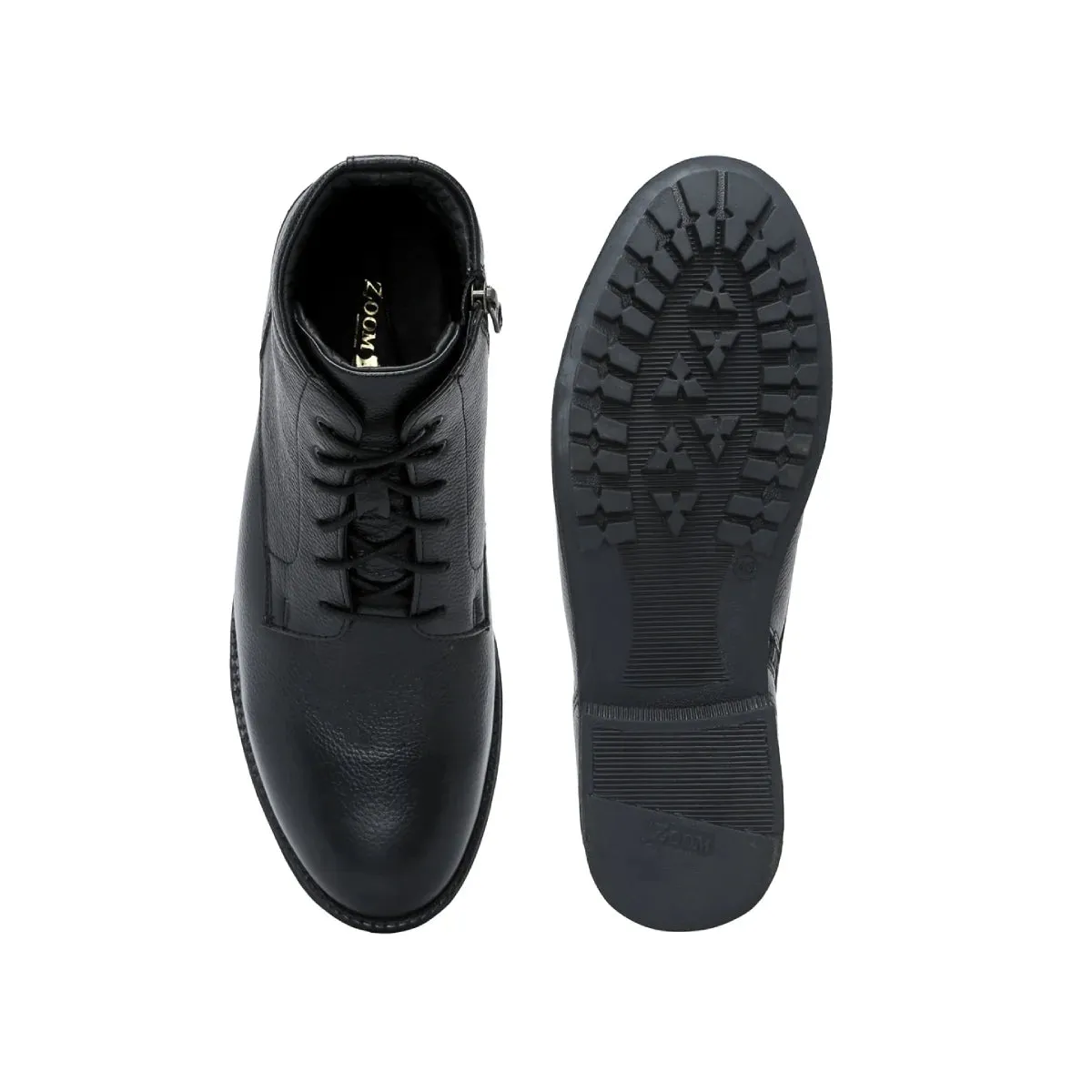 Men’s Leather Boots with Zipper 3572 | High Ankle Boots