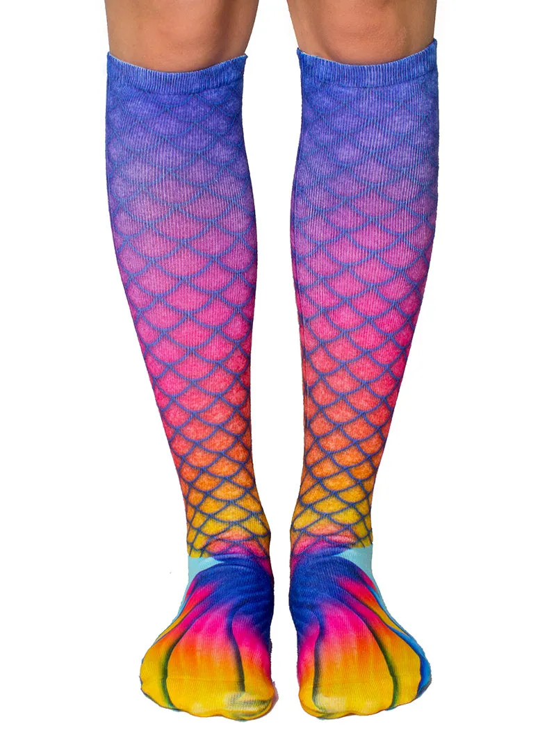 Mermaid Knee High Socks