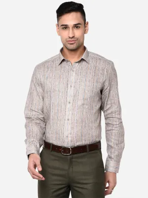 Multicolor Printed Slim Fit Party Wear Shirt | JB Studio