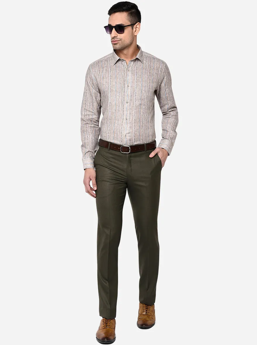 Multicolor Printed Slim Fit Party Wear Shirt | JB Studio