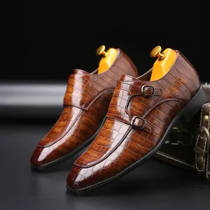 New Style Men's Italian Leather shoes – Square Toe Formal Dress Shoes for Weddings & Parties