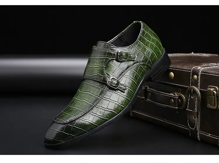 New Style Men's Italian Leather shoes – Square Toe Formal Dress Shoes for Weddings & Parties